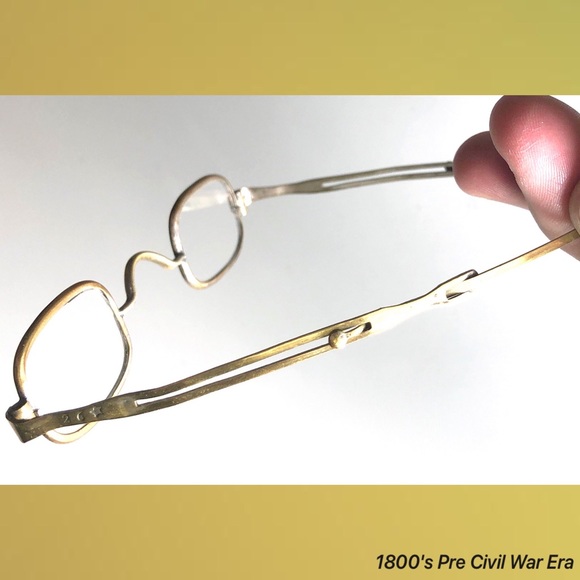 1800’s Pre Civil War Era Antique Reading Glasses - Picture 7 of 8